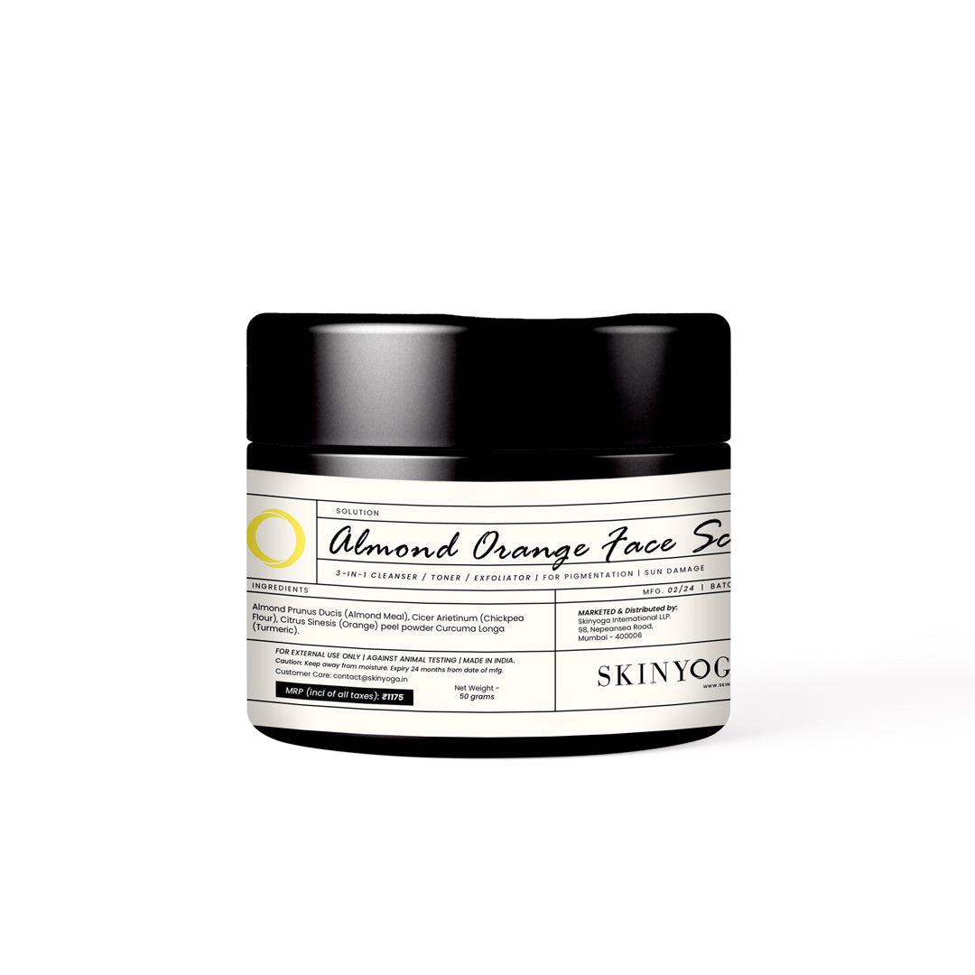 Almond Orange Face Scrub Skinyoga