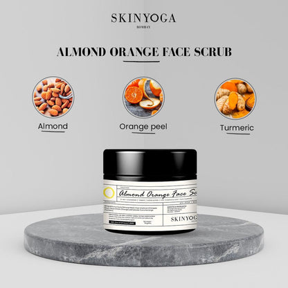 Almond Orange Face Scrub Skinyoga