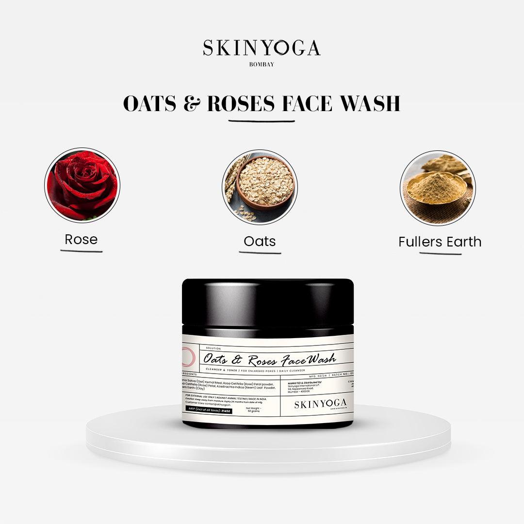 Oats & Roses Face Wash Skinyoga