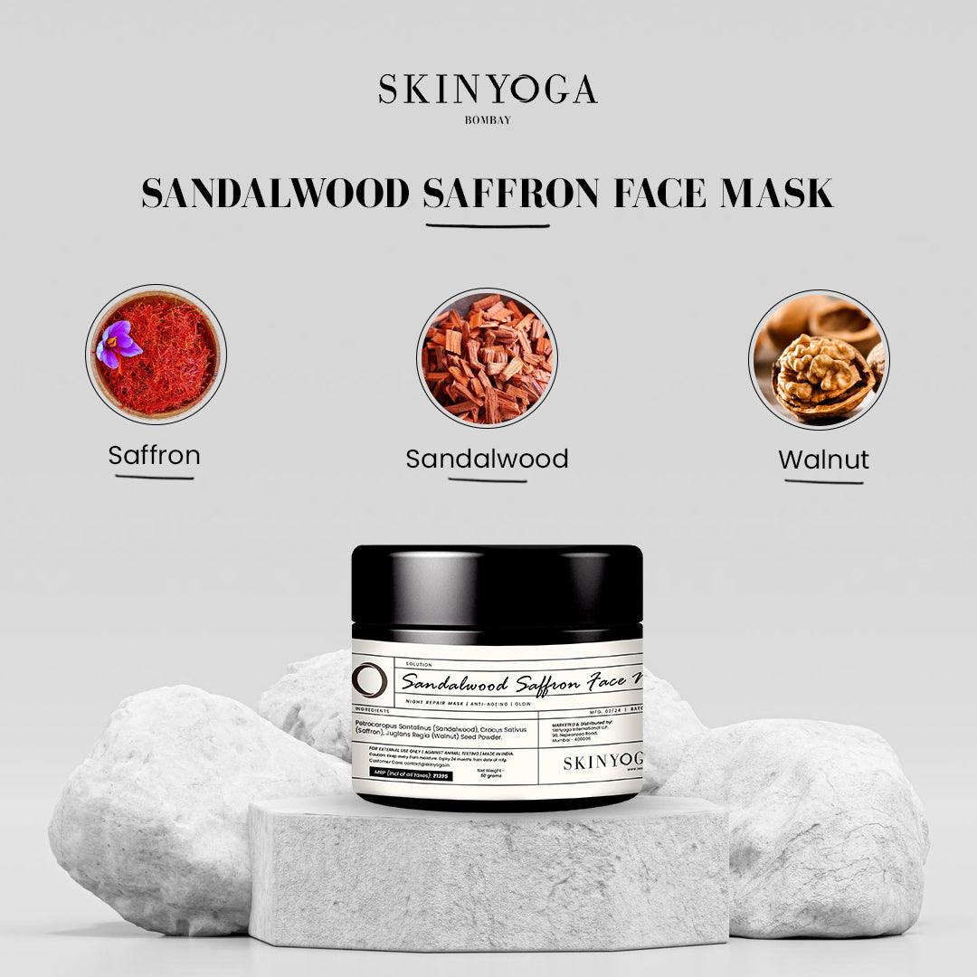 Sandalwood Saffron Face Mask Skinyoga