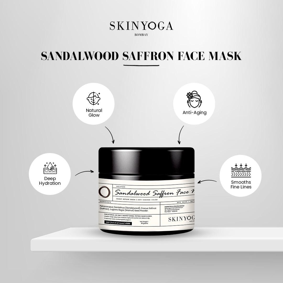 Sandalwood Saffron Face Mask Skinyoga